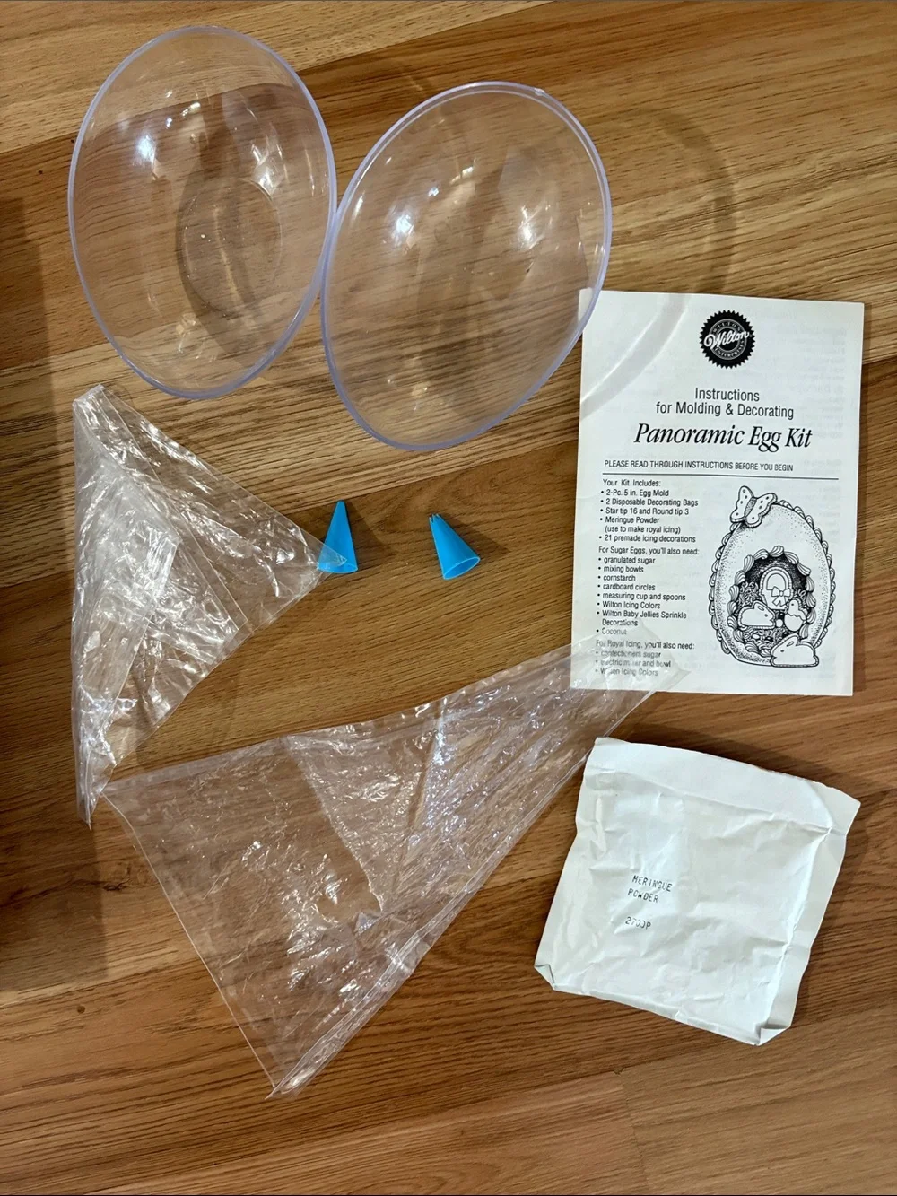 1994 Wilton Panoramic Egg Decorating Kit — Purple, White, Yellow